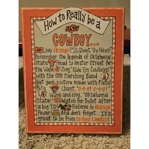 Glory Haus Oklahoma State University OSU Cowboys Canvas Wall Art